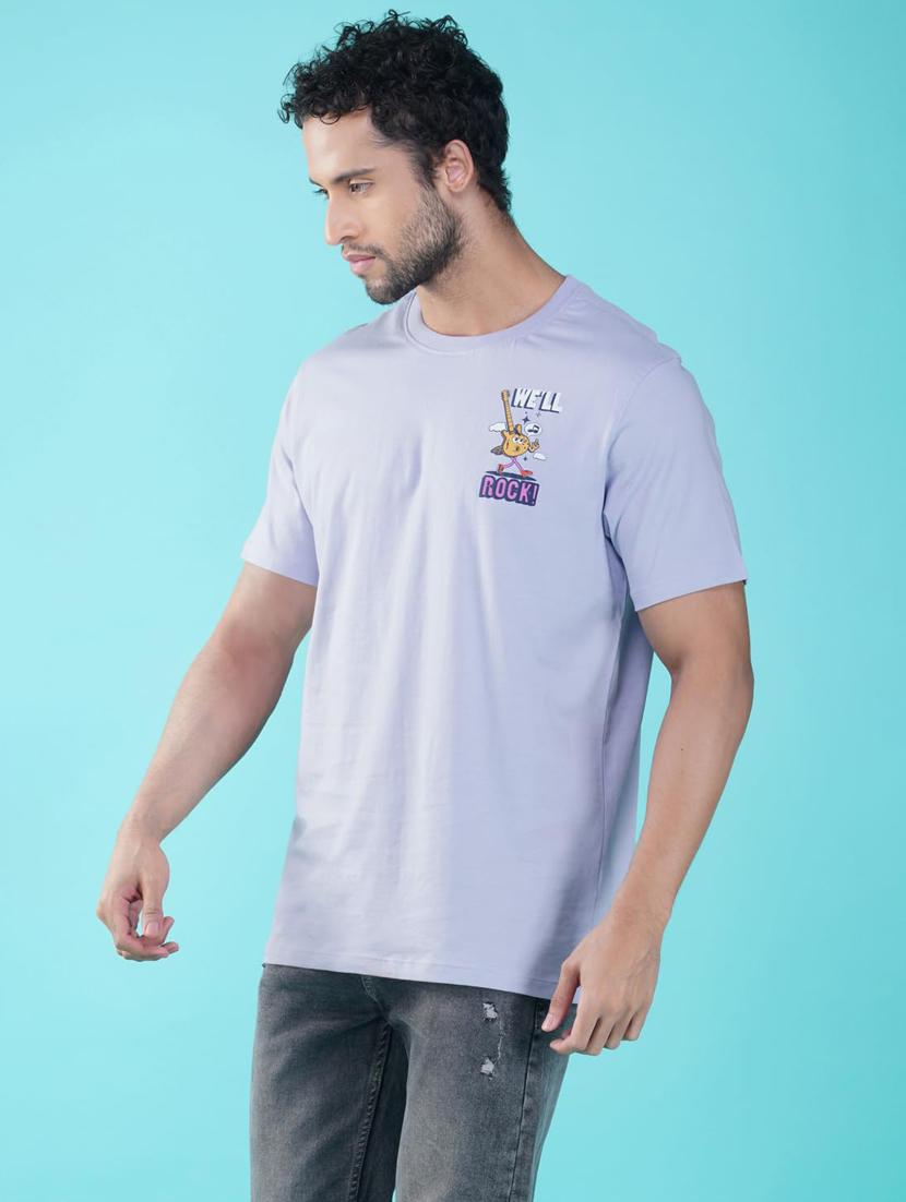 men printed short sleeve regular fit t-shirt - 21935552 - Standard Image - 3