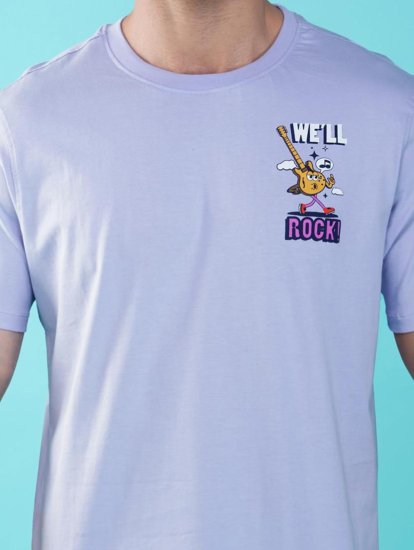 men printed short sleeve regular fit t-shirt - 21935552 - Standard Image - 5