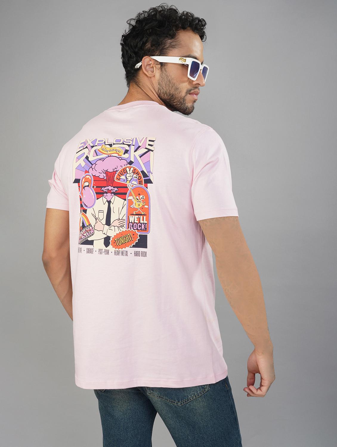 men printed short sleeve regular fit t-shirt - 21935553 -  Zoom Image - 0