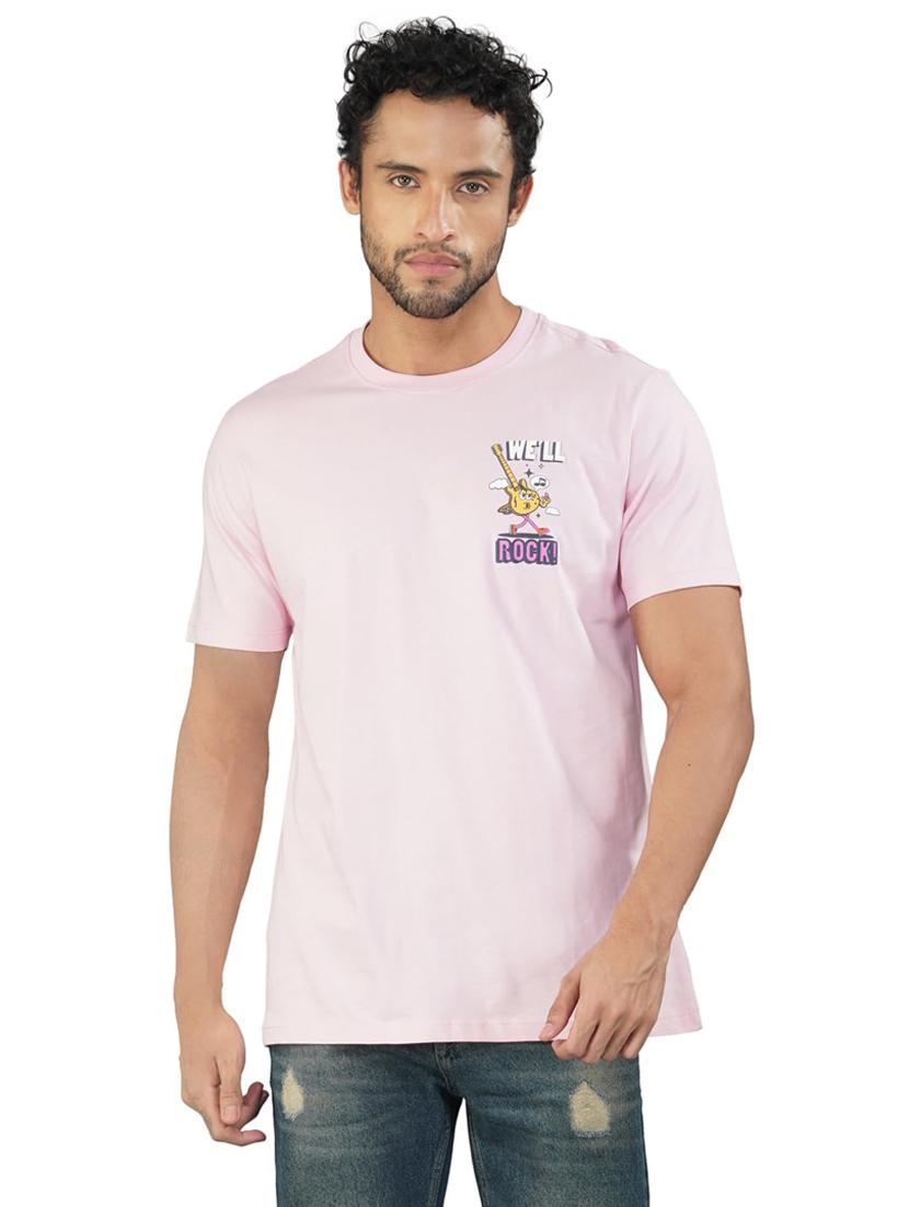 men printed short sleeve regular fit t-shirt - 21935553 - Standard Image - 3