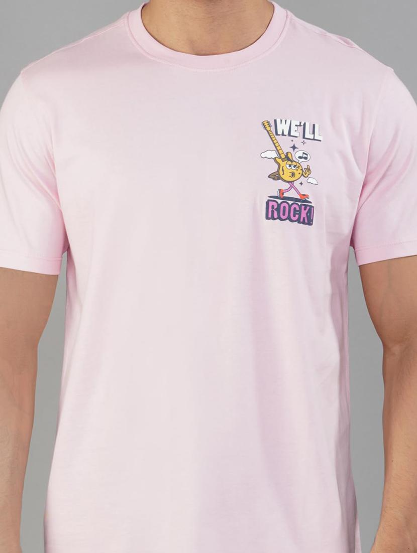 men printed short sleeve regular fit t-shirt - 21935553 - Standard Image - 5