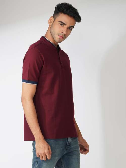 men solid short sleeve regular fit t-shirt - 21935562 -  Standard Image - 0