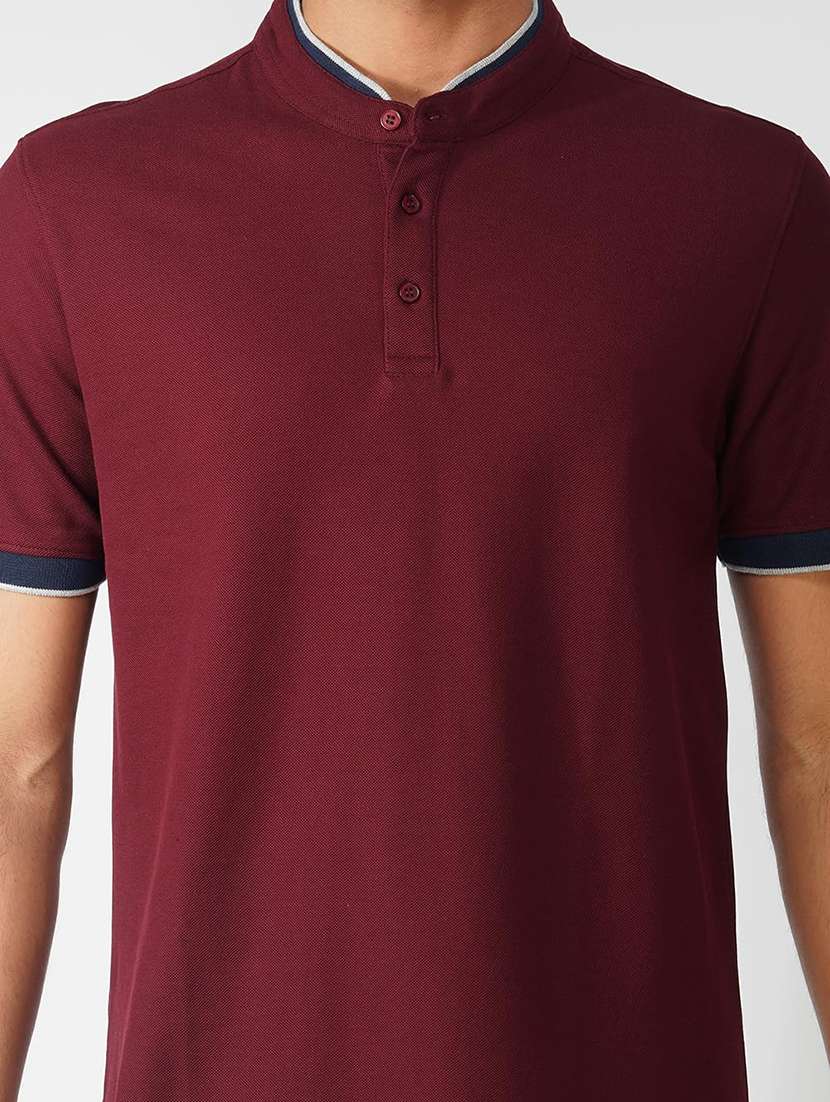 men solid short sleeve regular fit t-shirt - 21935562 - Standard Image - 5