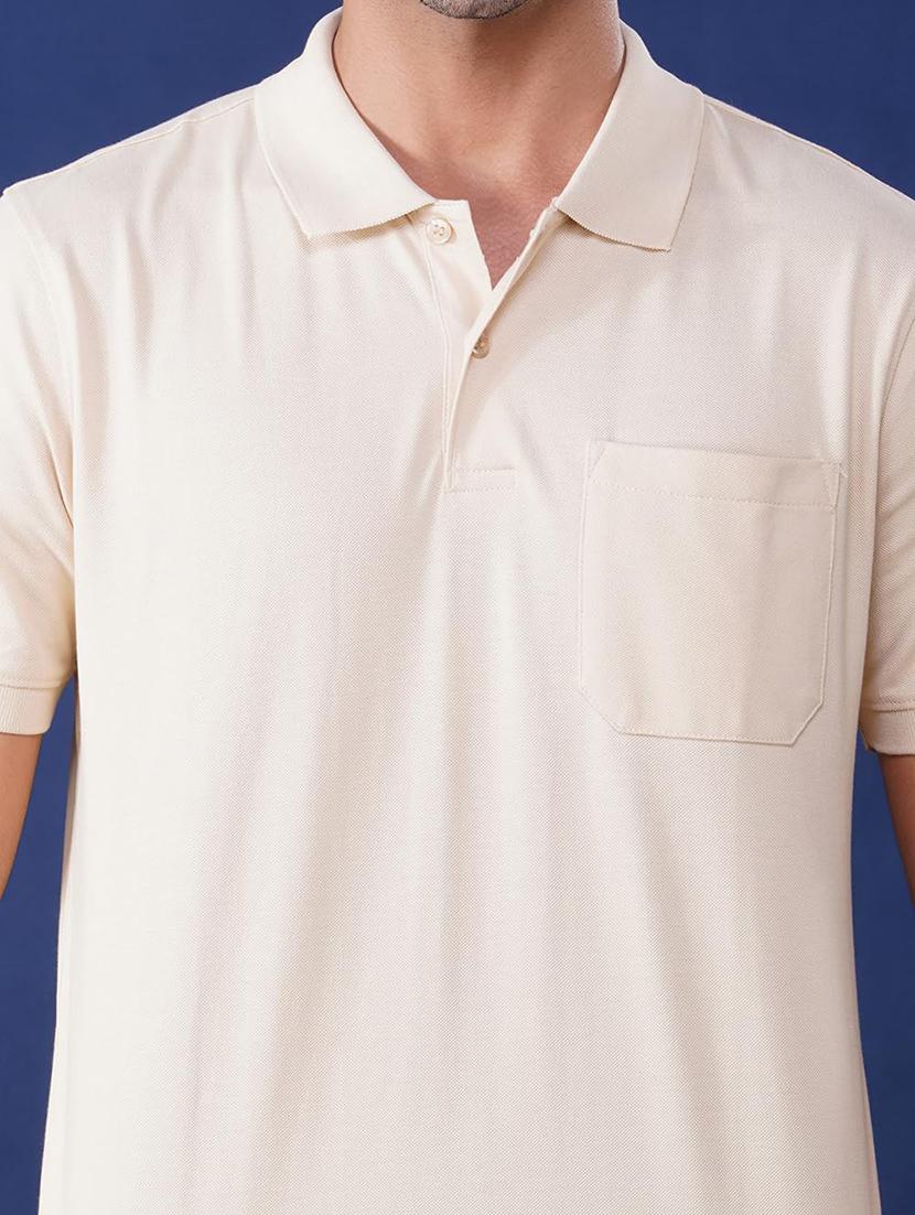 men solid short sleeve regular fit polo t-shirt - 21935580 - Standard Image - 5