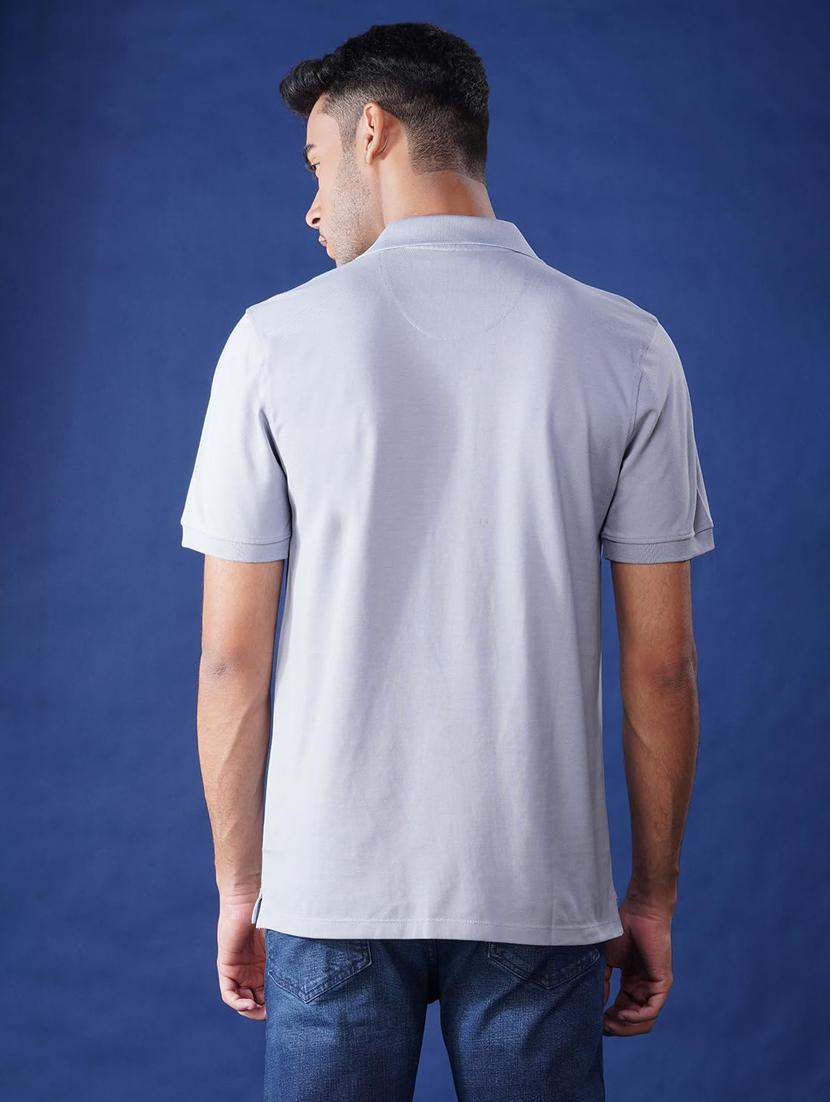 men solid short sleeve regular fit polo t-shirt - 21935588 - Standard Image - 3