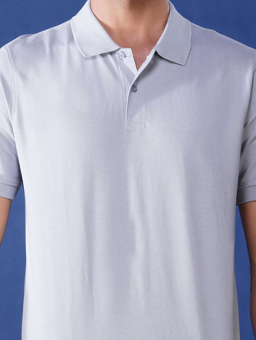 men solid short sleeve regular fit polo t-shirt - 21935588 - Standard Image - 5