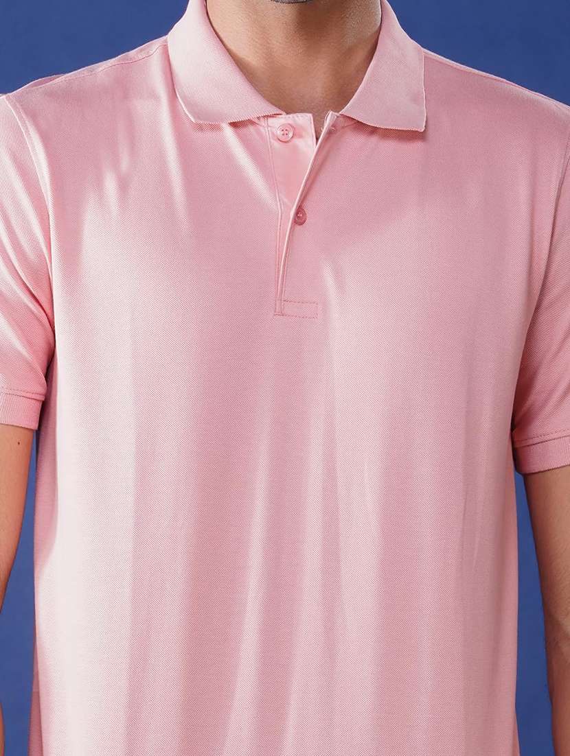 men solid short sleeve regular fit polo t-shirt - 21935591 -  Standard Image - 5