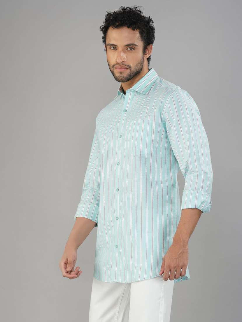 women striped short sleeve regular fit t-shirt - 21935621 -  Standard Image - 3