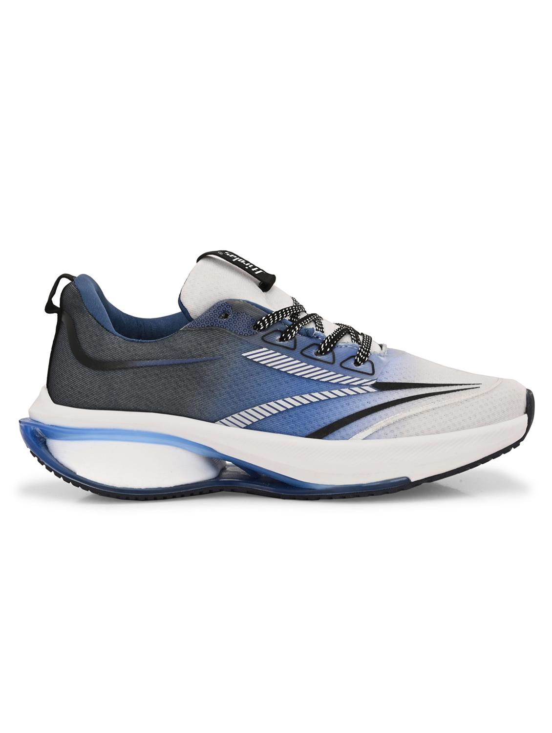 men navy blue lace up sport shoe - 21935679 - Standard Image - 3