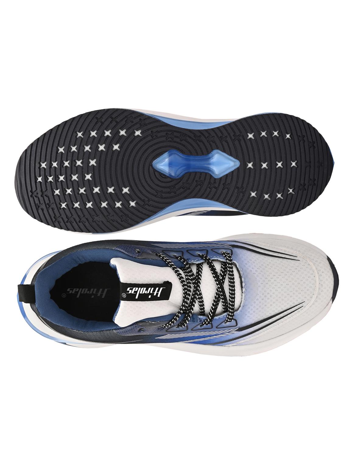 men navy blue lace up sport shoe - 21935679 - Standard Image - 5