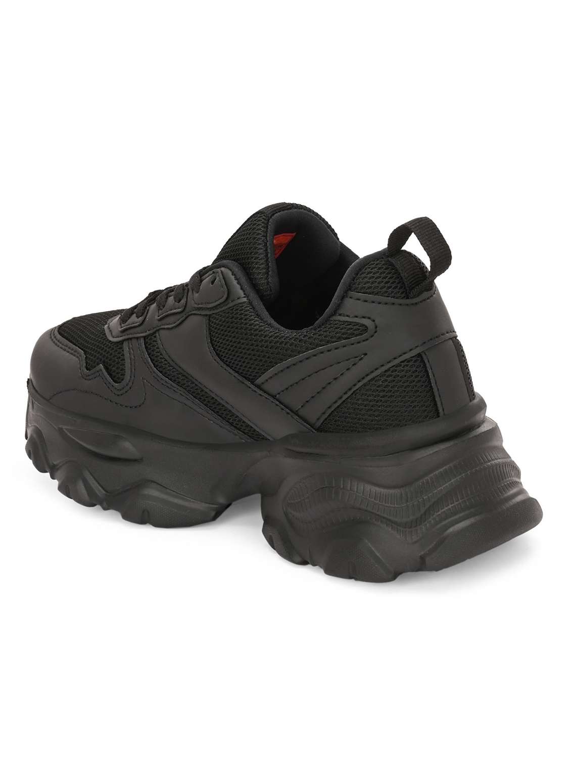 women black lace-up sports shoe - 21935683 -  Standard Image - 3