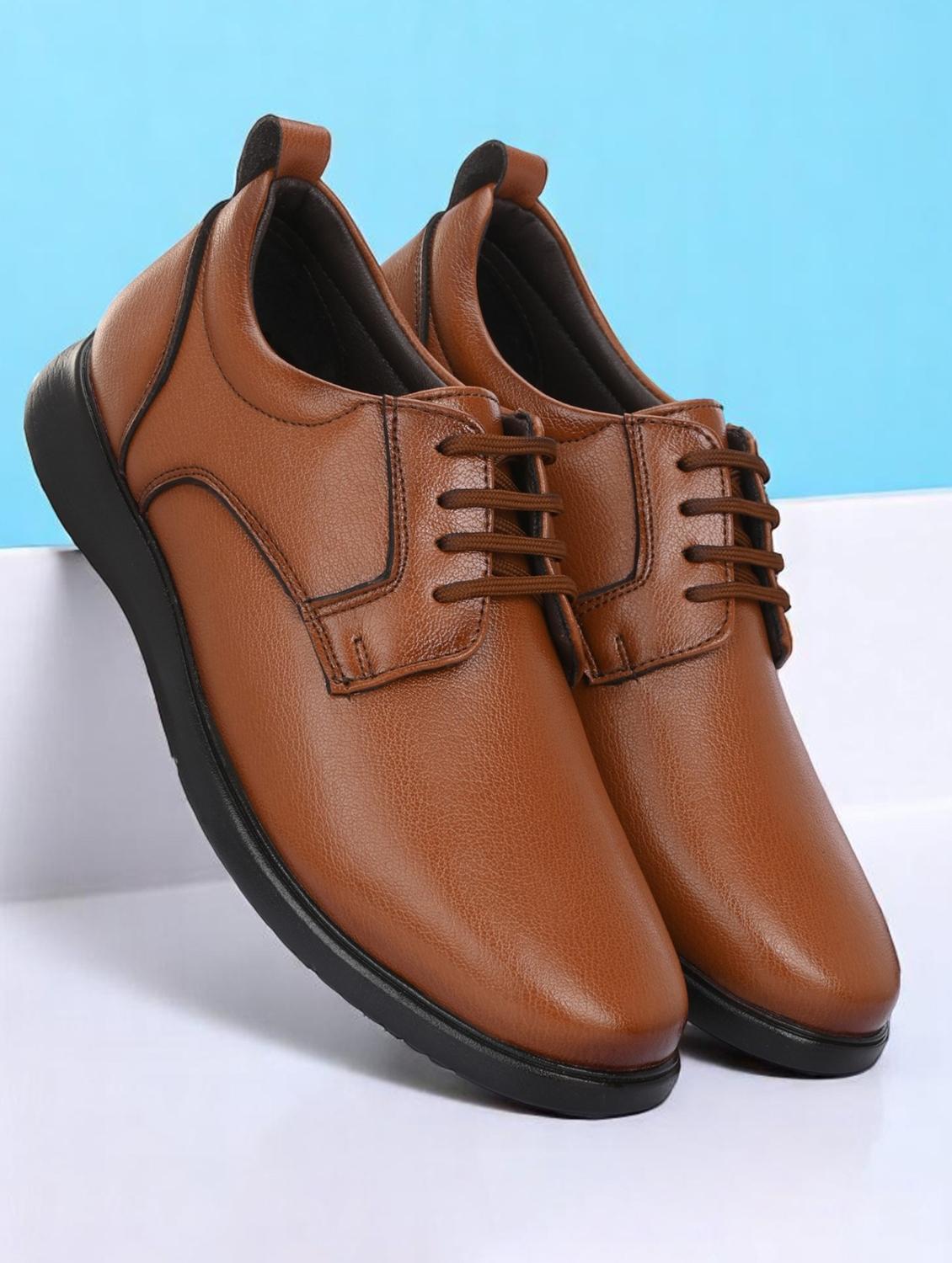 men tan lace-up derby - 21935708 -  Zoom Image - 0