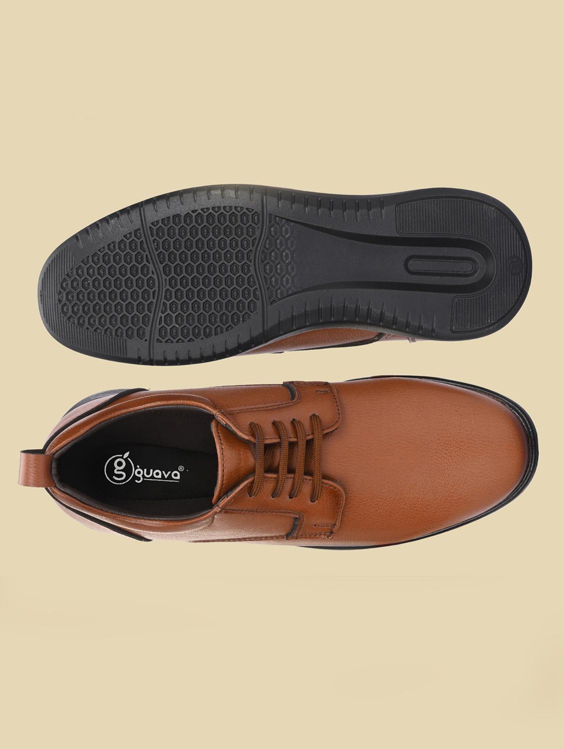 men tan lace-up derby - 21935708 - Standard Image - 5