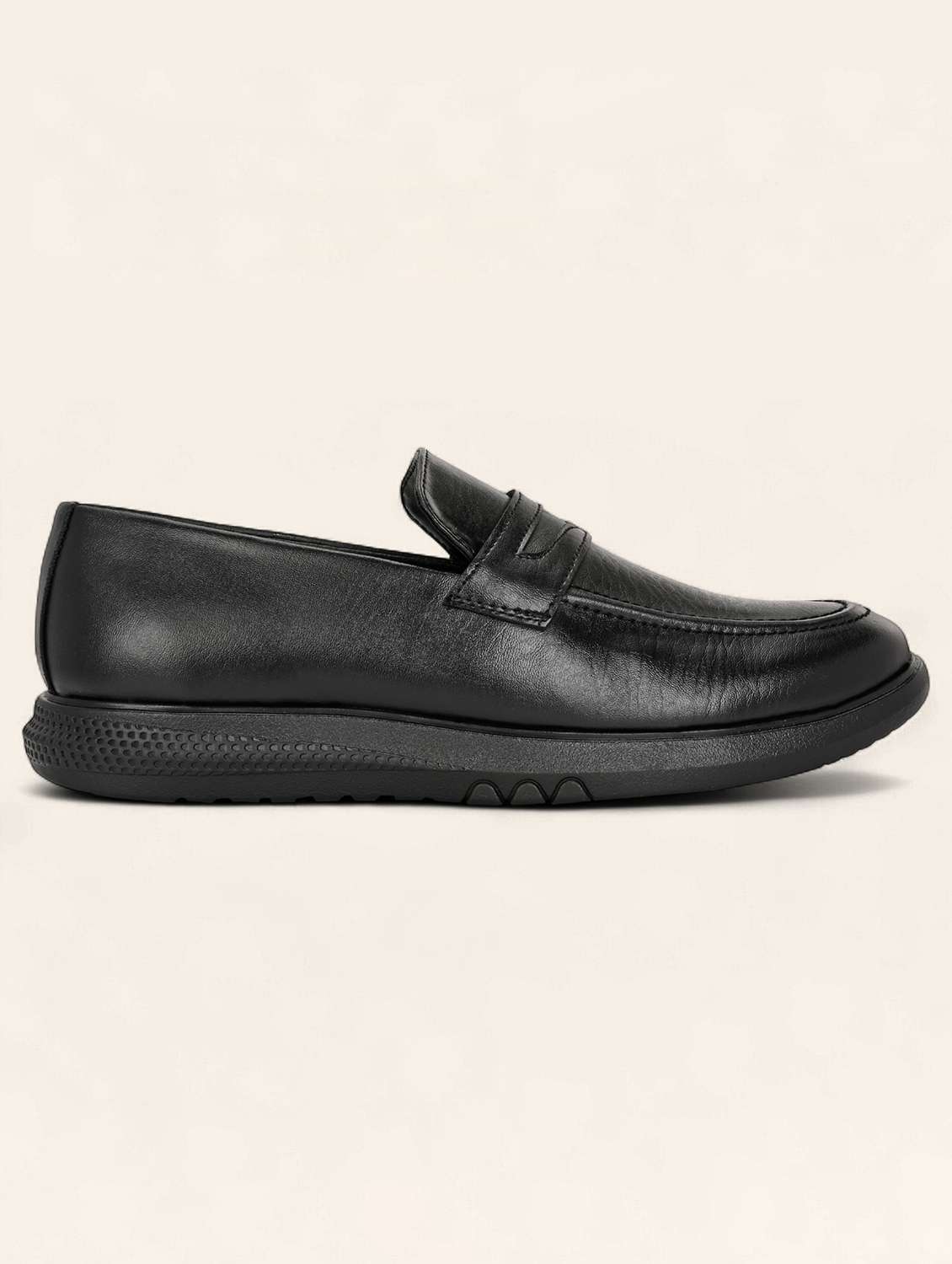 men black slip on formal shoes - 21935712 -  Standard Image - 3