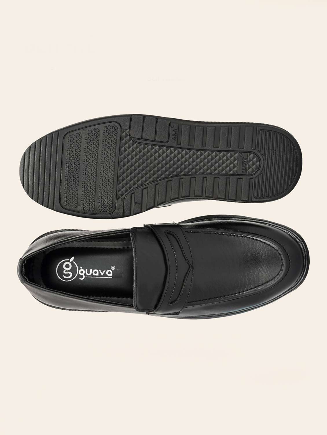 men black slip on formal shoes - 21935712 -  Standard Image - 5