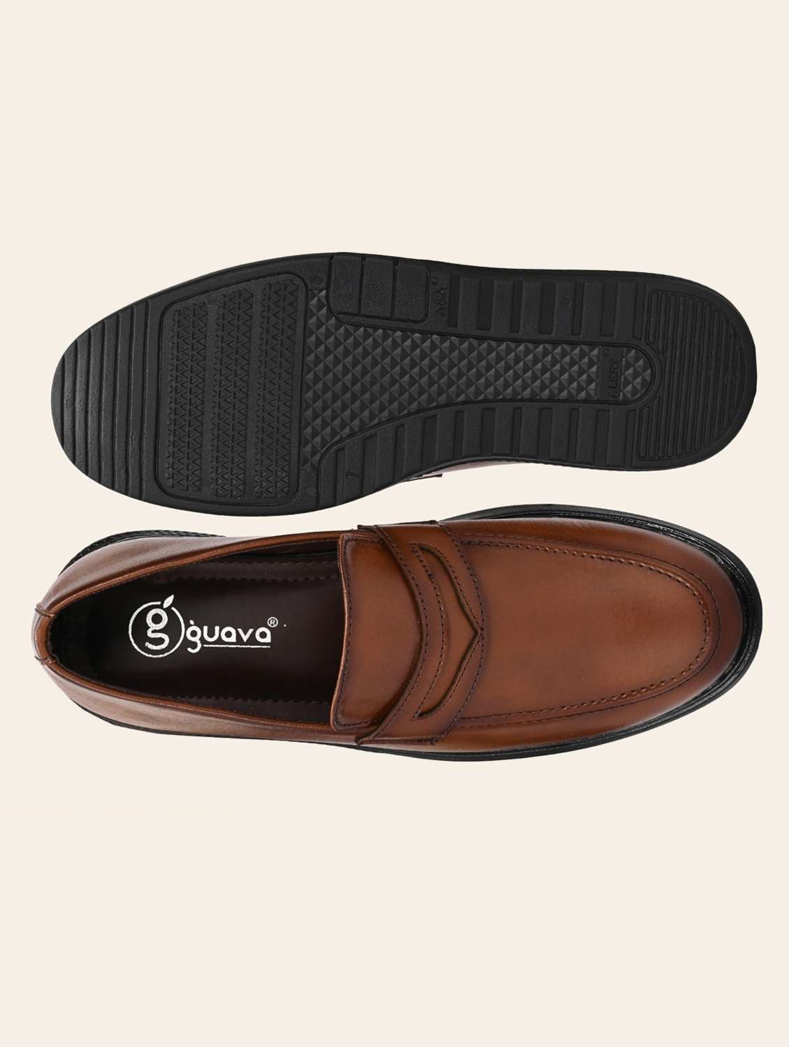 men tan slip on formal shoes - 21935713 -  Standard Image - 5