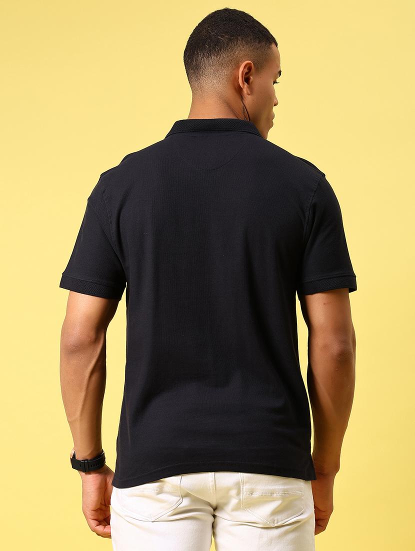men solid short sleeve regular fit polo t-shirt - 21935858 - Standard Image - 3