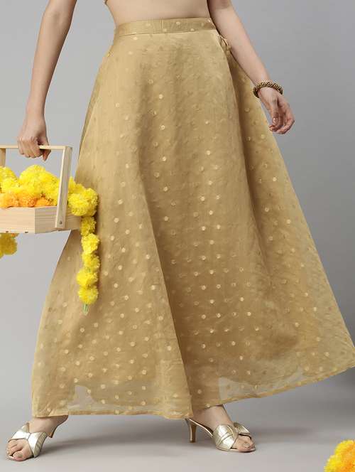 women self designed high rise flared skirt - 21935878 -  Standard Image - 0