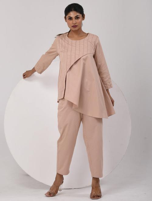women three quarter sleeve ethnic co-ord set - 21935906 - Standard Image - 0