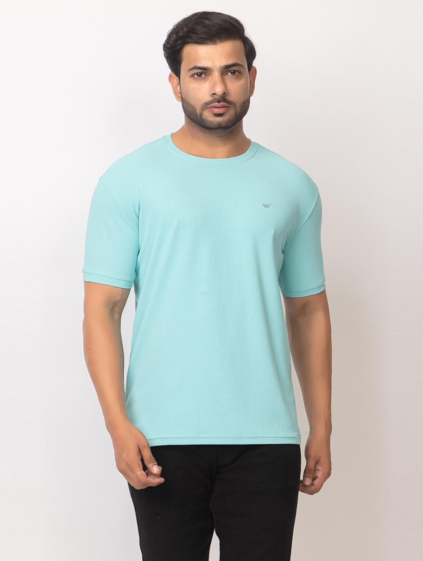 men solid short sleeve regular fit t-shirt - 21935991 - Zoom Image - 0