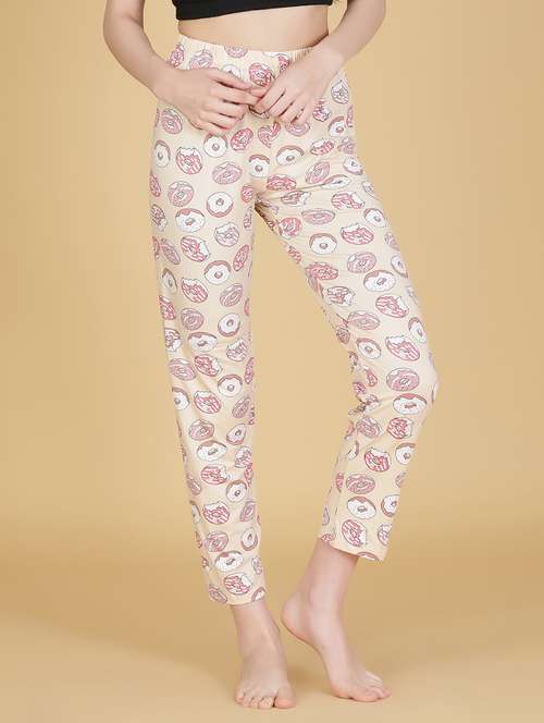 women printed mid rise pajama - 21936600 -  Standard Image - 0