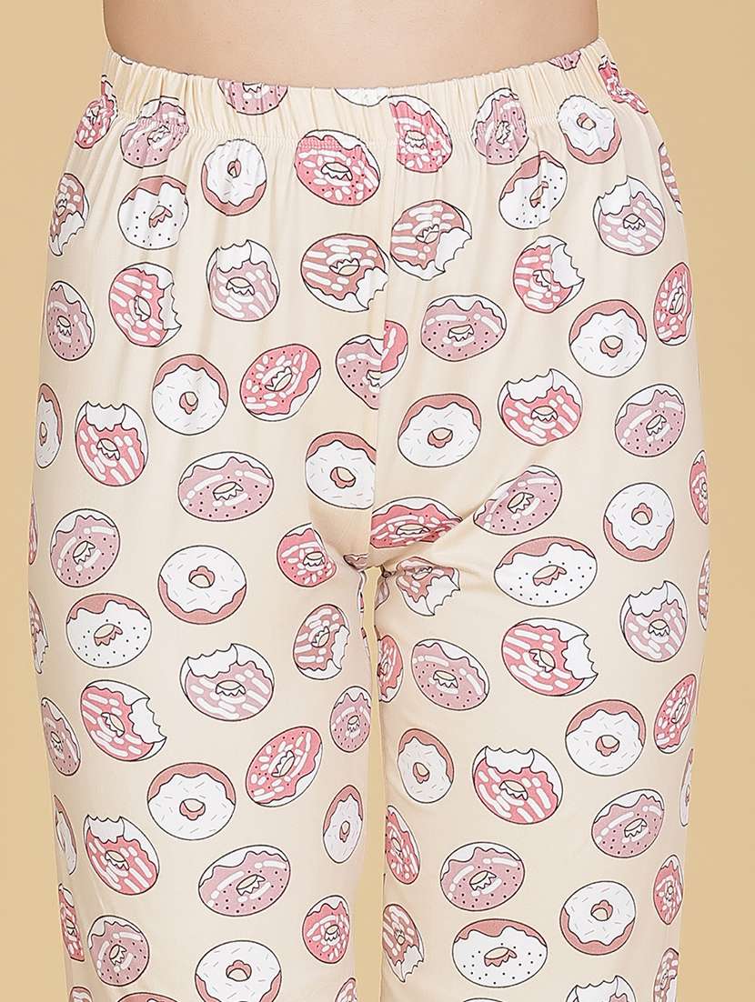 women printed mid rise pajama - 21936600 -  Standard Image - 5