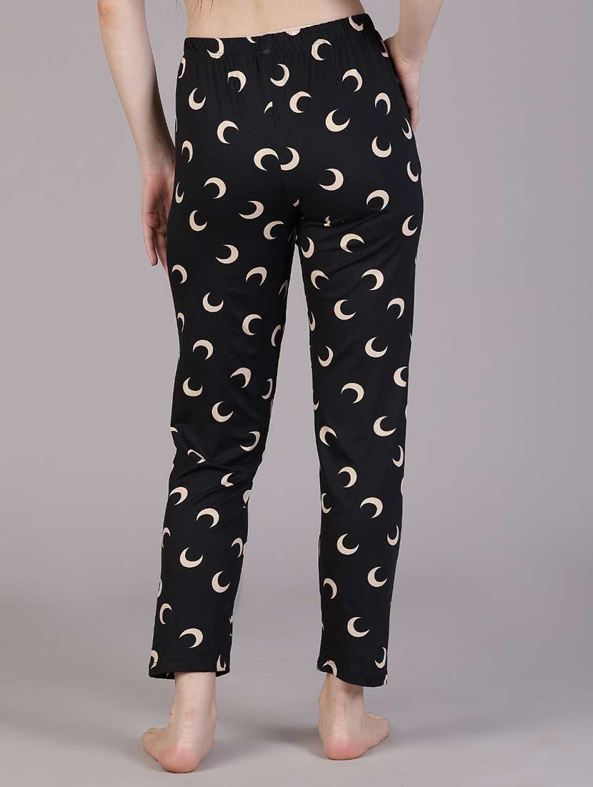 women printed mid rise pajama - 21936602 -  Standard Image - 3