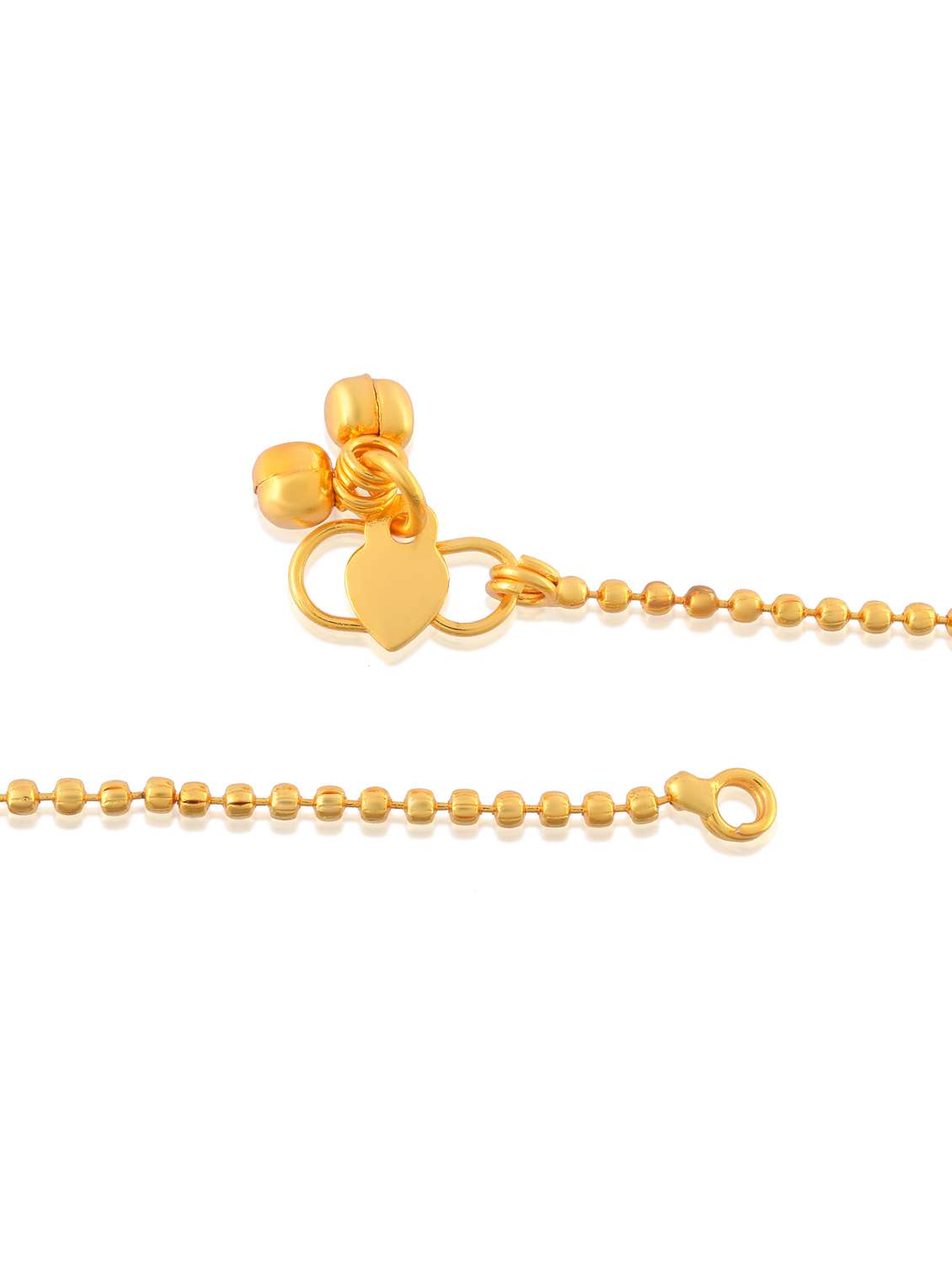 women gold brass anklet - 21936647 -  Standard Image - 3