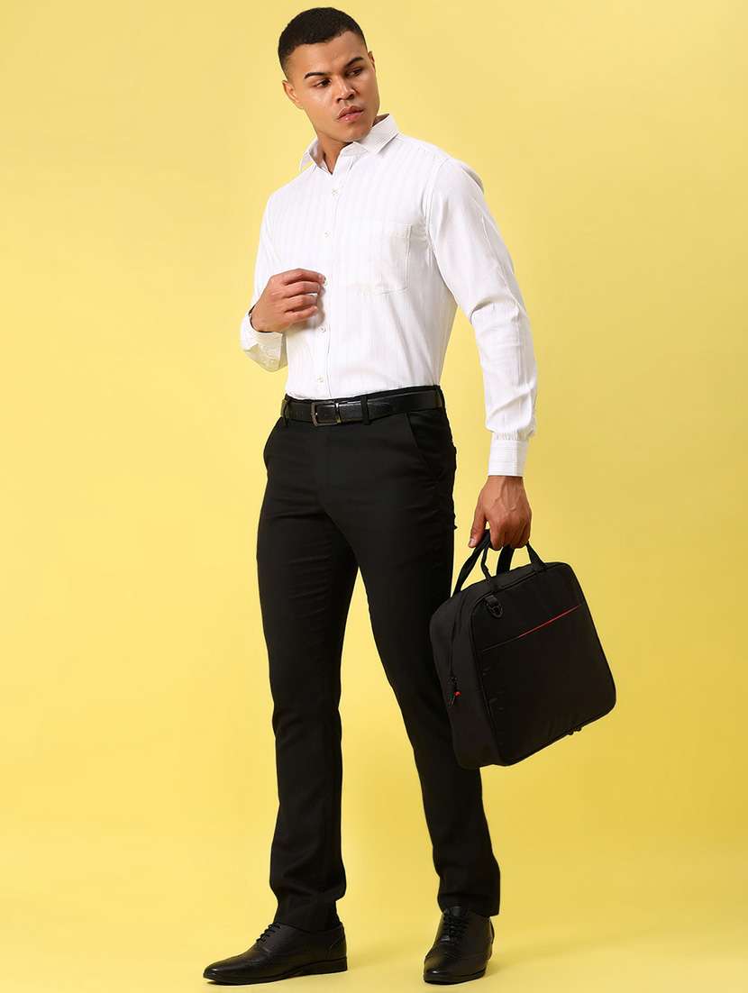 men white striped long sleeve formal shirt - 21936802 - Standard Image - 5