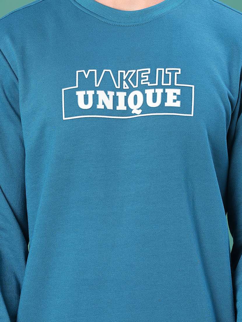 men printed long sleeve sweatshirt - 21938596 -  Standard Image - 5