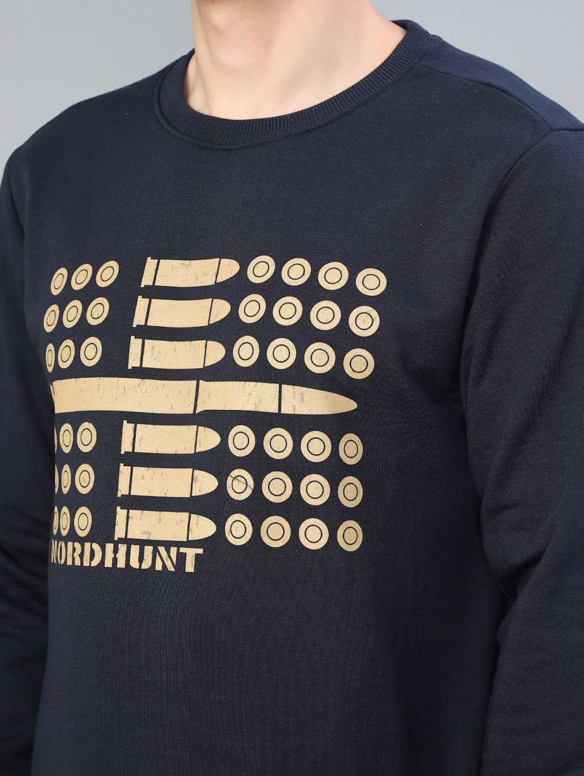 men printed long sleeve sweatshirt - 21938601 -  Standard Image - 5