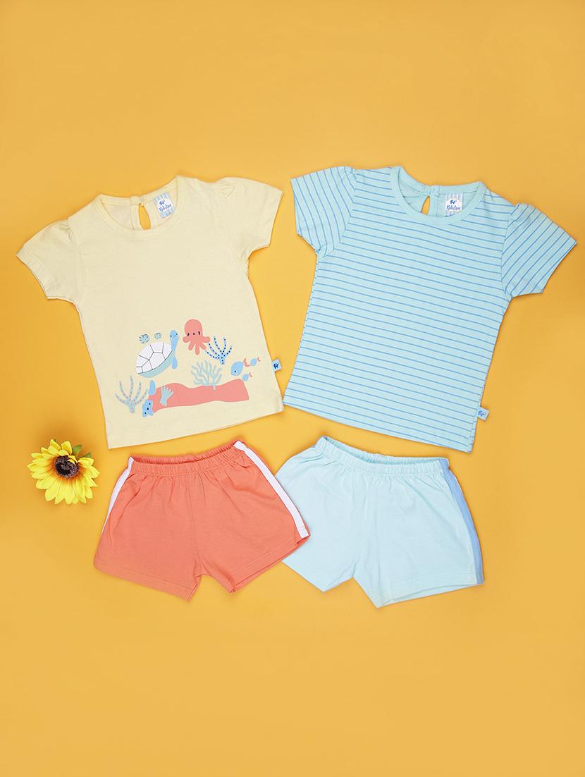 kids pack of 2 printed shorts set - 21938642 - Zoom Image - 0