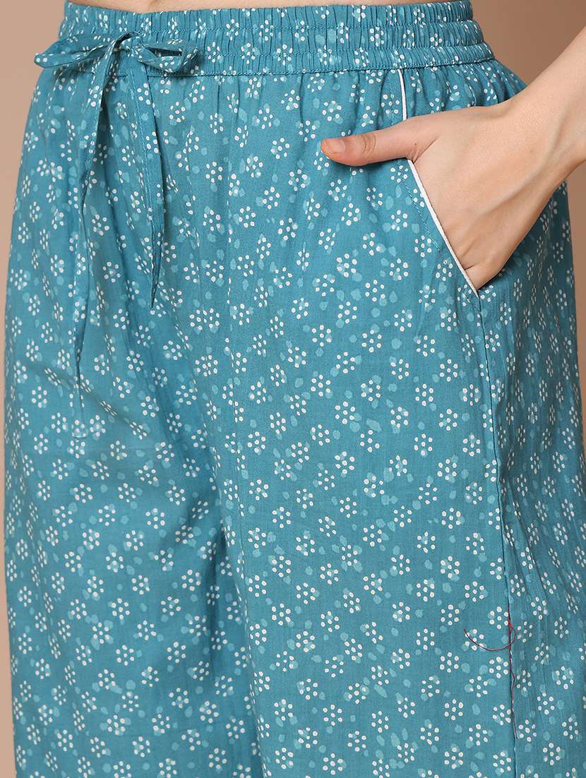 women printed nightwear pyjama set - 21938658 -  Standard Image - 5