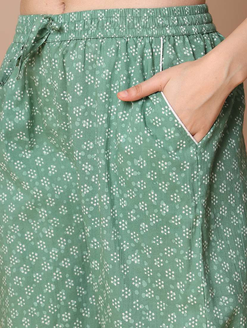 women printed nightwear pyjama set - 21938662 -  Standard Image - 5