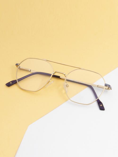 ted smith unisex gold aviator shape metal frame - 21939349 -  Standard Image - 0