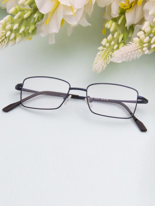 ted smith unisex blue rectangle shape metal frame - 21939350 - Standard Image - 0