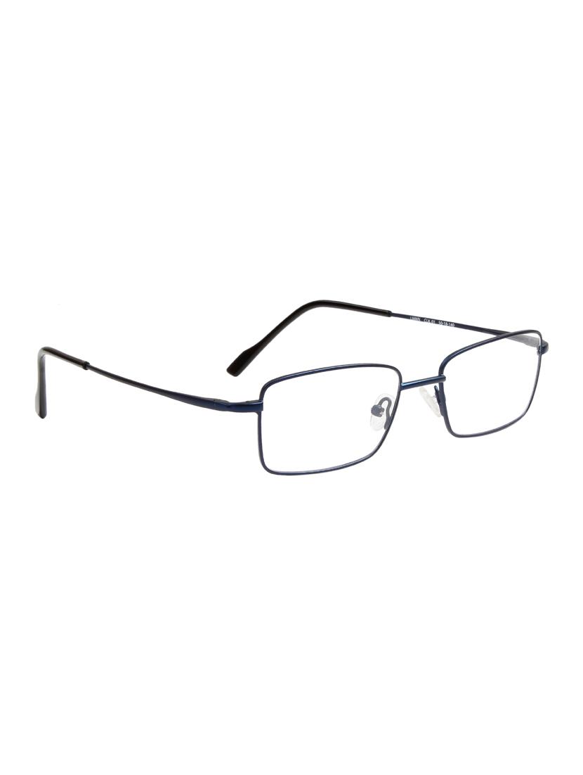 ted smith unisex blue rectangle shape metal frame - 21939350 - Standard Image - 3