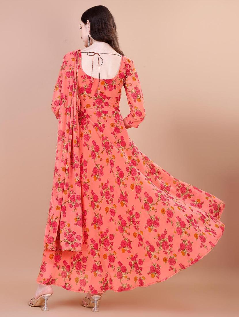women floral printed kurta and dupatta set - 21939400 - Standard Image - 3