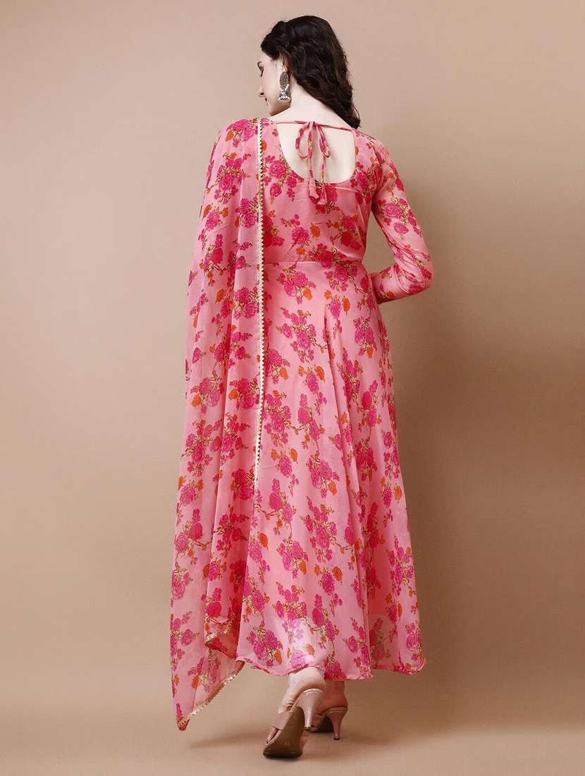 women floral printed long sleeve kurta and dupatta set - 21939401 -  Standard Image - 3
