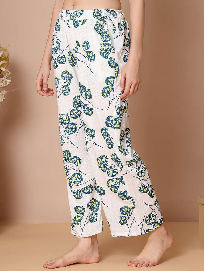 women printed mid rise full length pajama - 21939473 -  Standard Image - 3