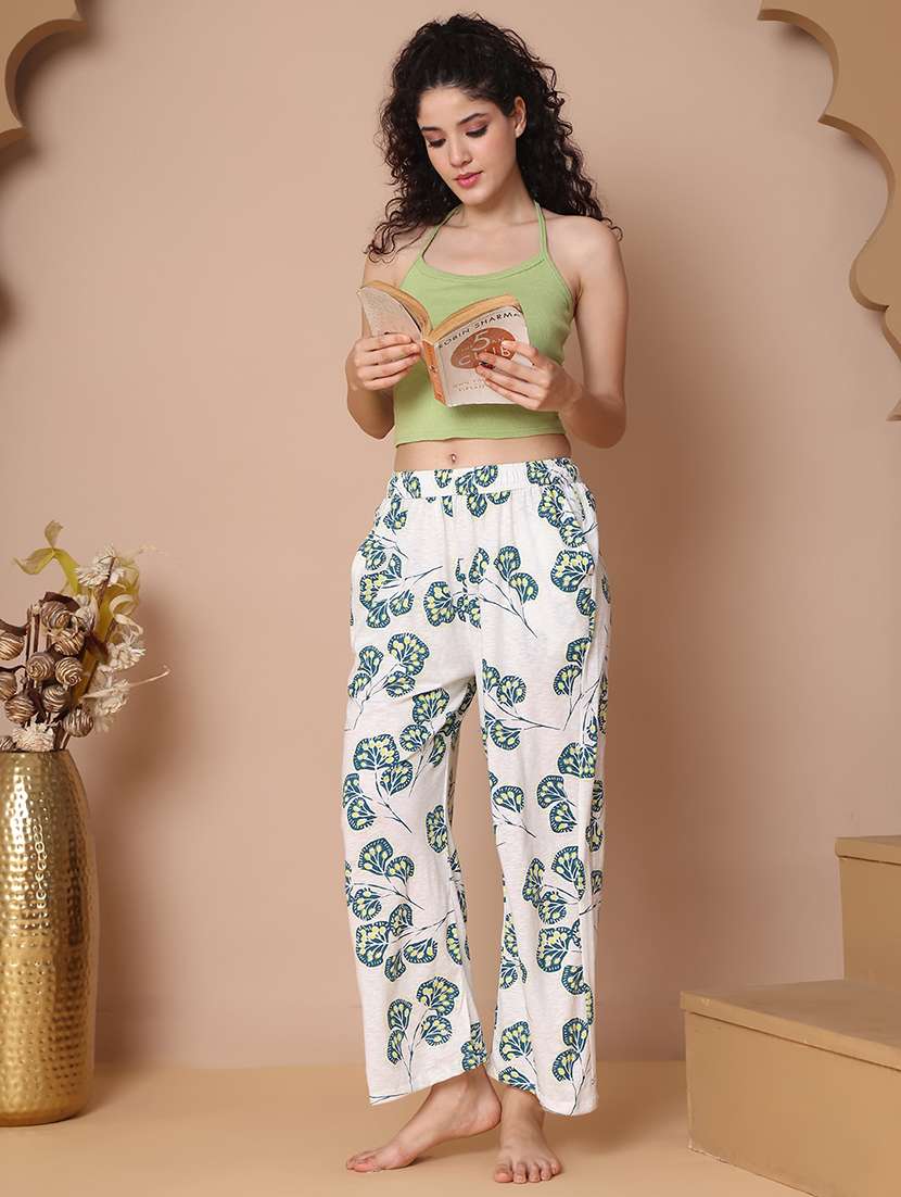 women printed mid rise full length pajama - 21939473 -  Standard Image - 5