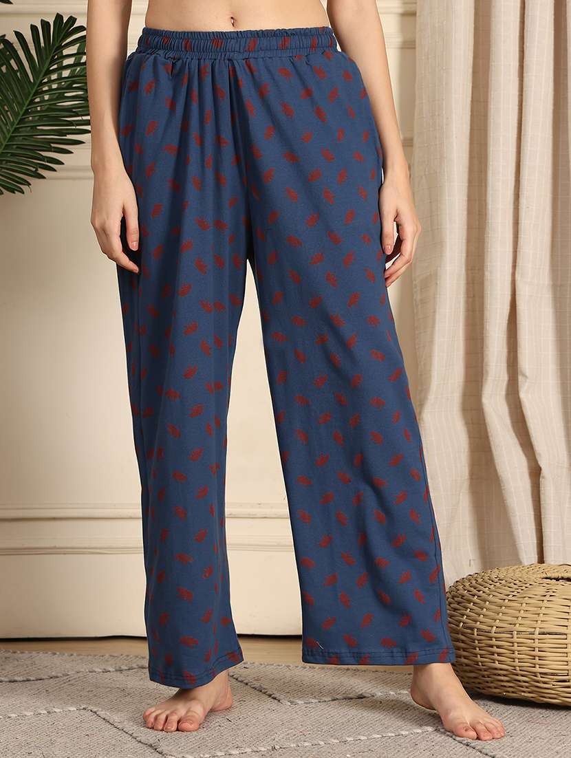 women printed mid rise full length pajama - 21939486 - Zoom Image - 0