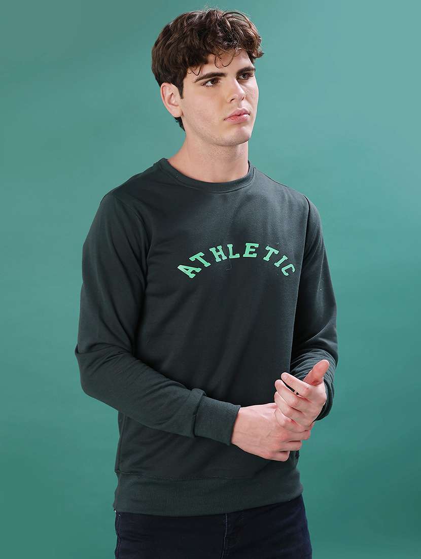men printed long sleeve sweatshirt - 21939632 -  Standard Image - 3