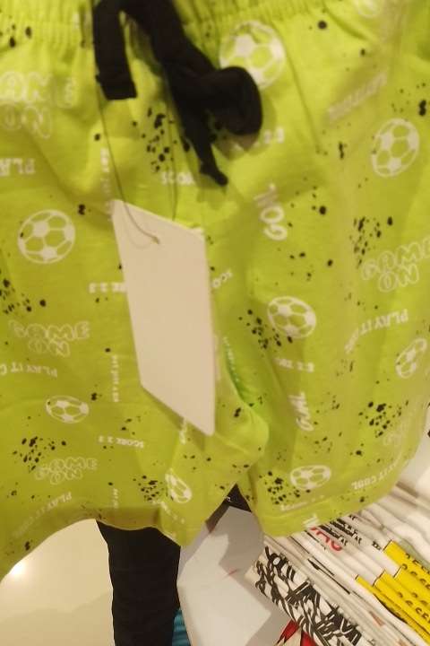 light green cotton single jersey shorts & three fourth - 21939639 - Standard Image - 0
