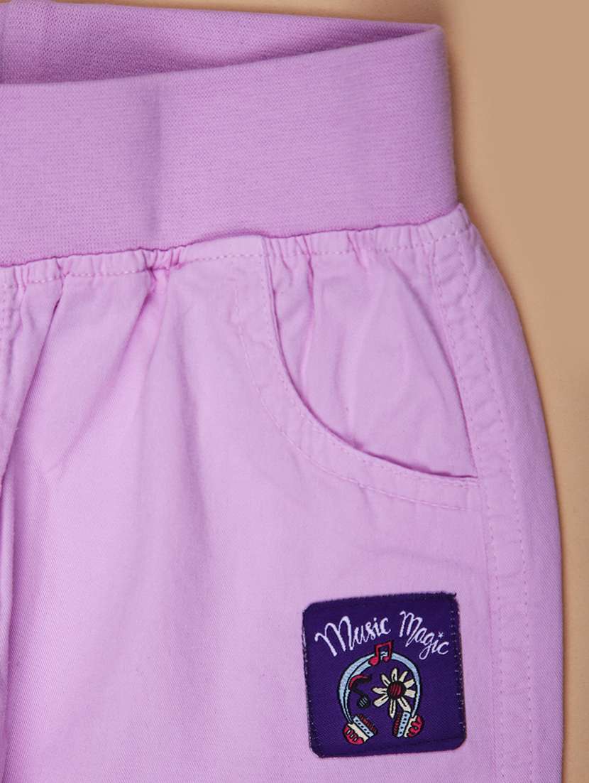 boys solid mid rise regular fit jogger - 21939665 -  Standard Image - 3