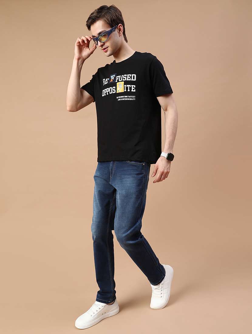 men washed mid rise full length jean - 21939670 -  Standard Image - 3