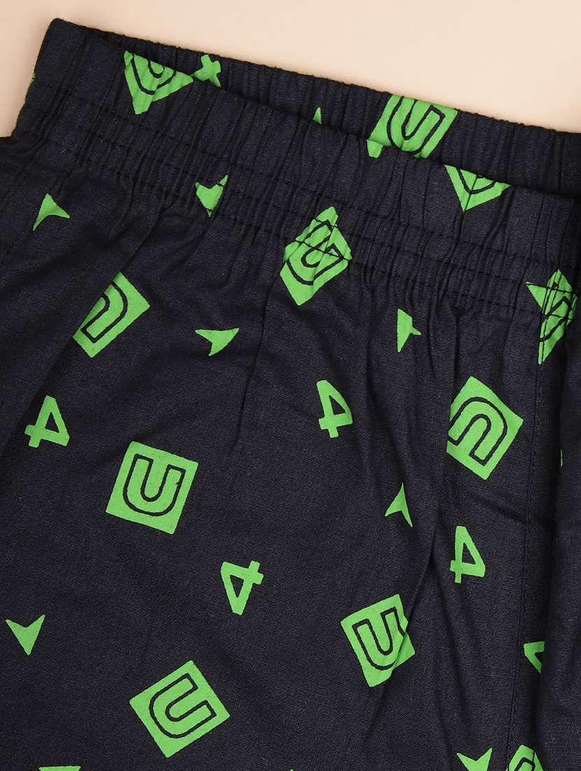 boys pack of 2 printed mid rise regular fit shorts - 21939686 -  Standard Image - 5