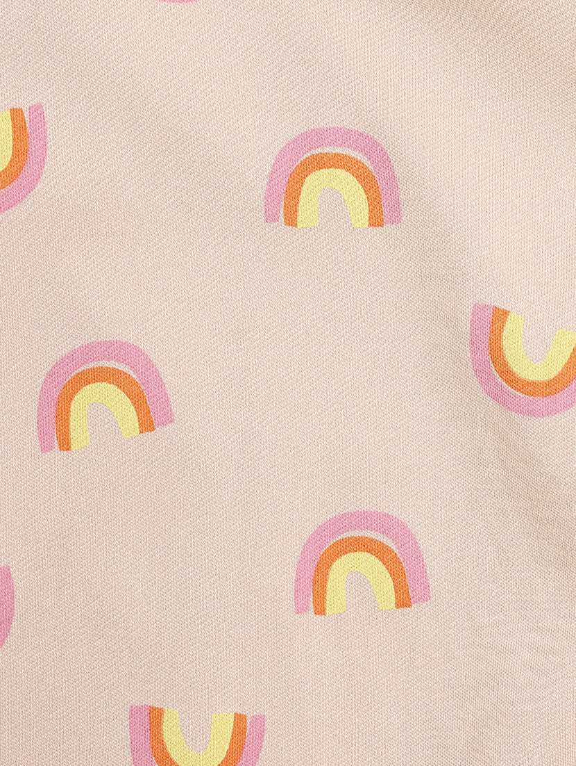 girls peach cotton blend legging - 21939752 -  Standard Image - 3