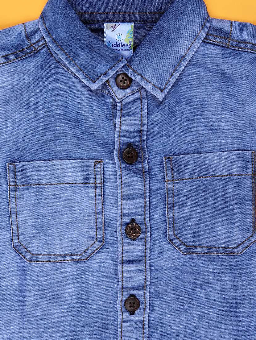 boys solid short sleeve regular fit t-shirt - 21939856 -  Standard Image - 3