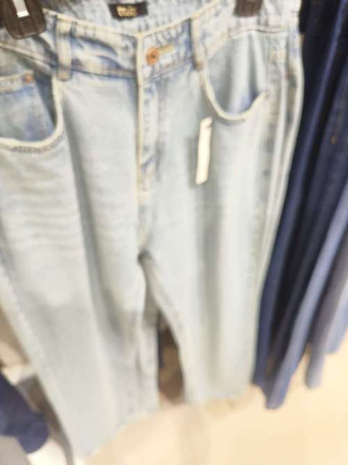tint green cotton jeans - 21939868 - Standard Image - 0